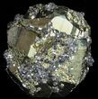 Gleaming Pyrite With Galena - Peru #59597-3